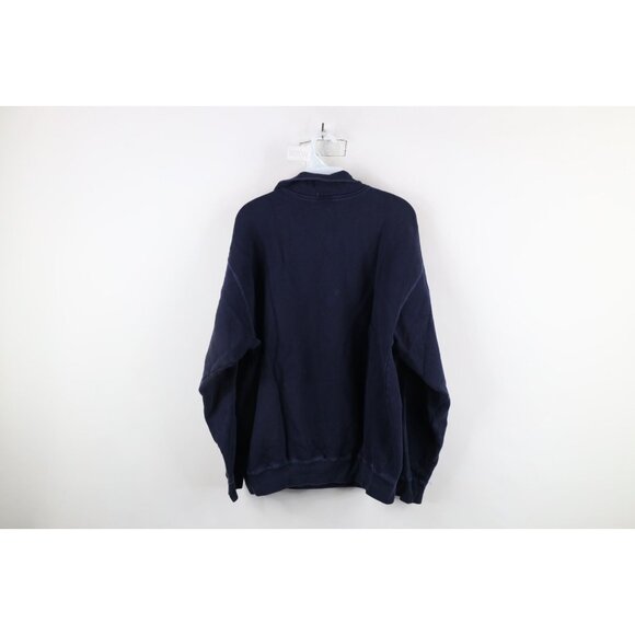 Vtg 90s Disney Womens Large Faded 101 Dalmatians Half Zip Pullover Sweatshirt - Picture 10 of 12